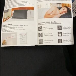Grounding Essentials Sleep Revitalization Pillow Case and Guide